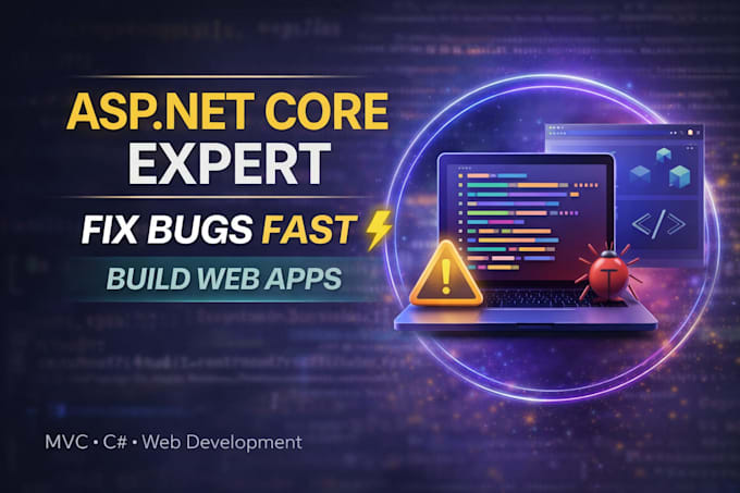fix aspnet core mvc bugs or build web application