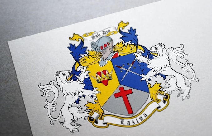 design a professional and elegant crest logo