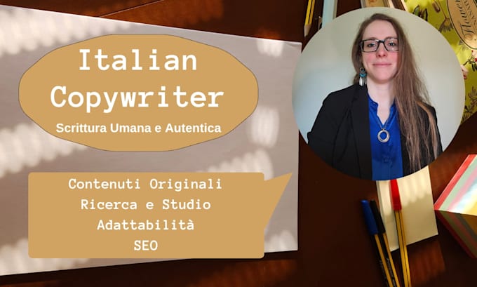 write quality and SEO friendly italian articles or posts