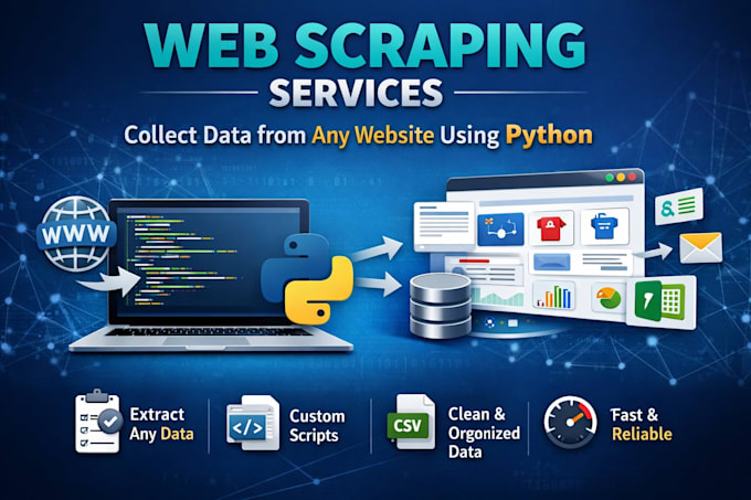do web scraping and data mining with python