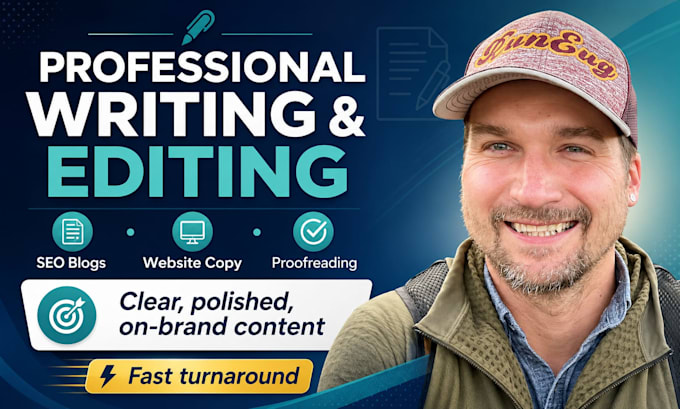professionally proofread, edit, and rewrite content as your copy editor