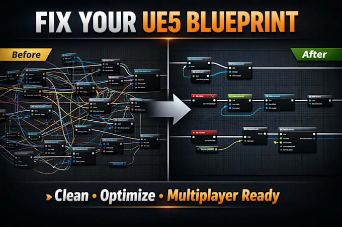 fix or create unreal engine blueprint systems for your game