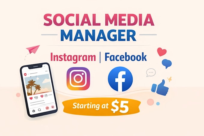 be your professional social media manager