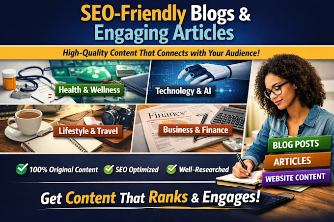 write 3 highquality blog