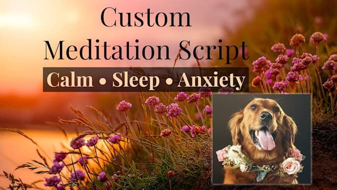 write a personalized guided meditation script for your needs
