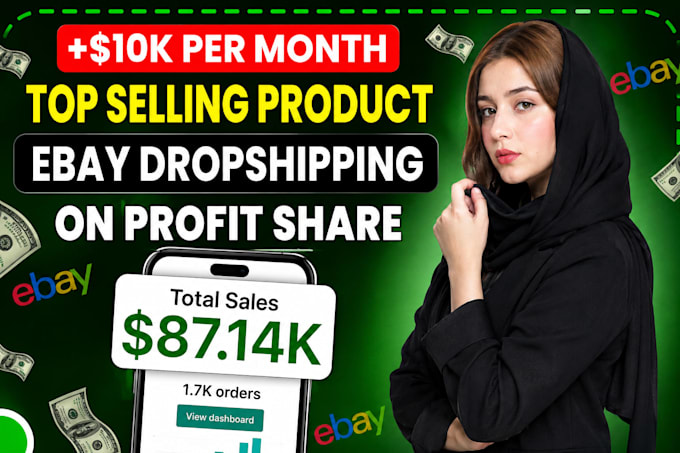 expert ebay dropshipping on profit share