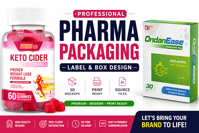 design pharmaceutical packaging and medicine box design