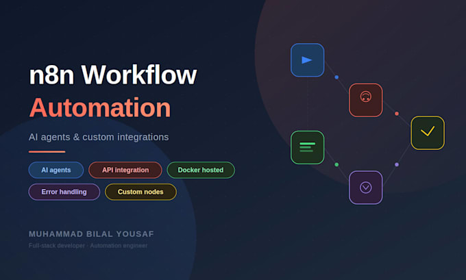 develop n8n automation, n8n workflow, ai automation, or n8n ai agent