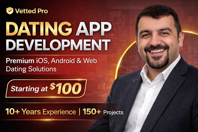 develop a dating app, live streaming app, social app