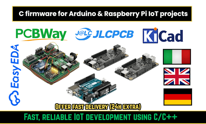 do c programming for iot projects using arduino and raspberry pi firmware