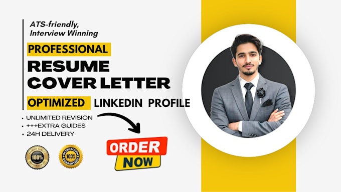 write a professional ats resume and linkedin profile