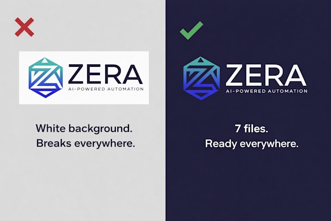 remove your logo background and deliver a brand kit