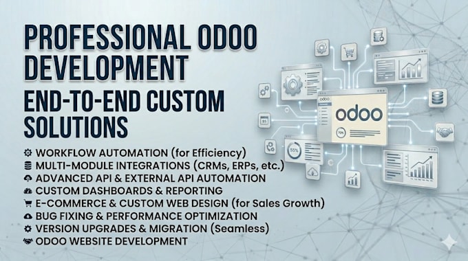 odoo development, customization, modules and workflows