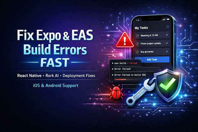 fix expo build, eas errors and deployment issues in your rork ai app