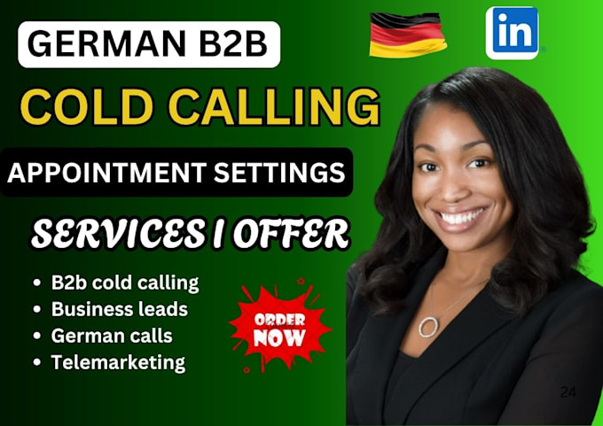 do german b2b cold calling sales closer lead generation and appointment setting