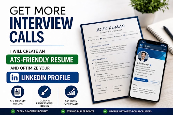 write a job winning resume and linkedin profile