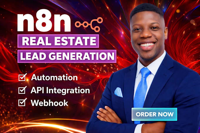 automate real estate lead gen using n8n