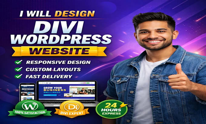 build divi wordpress website, divi website, divi theme migration, divi builder