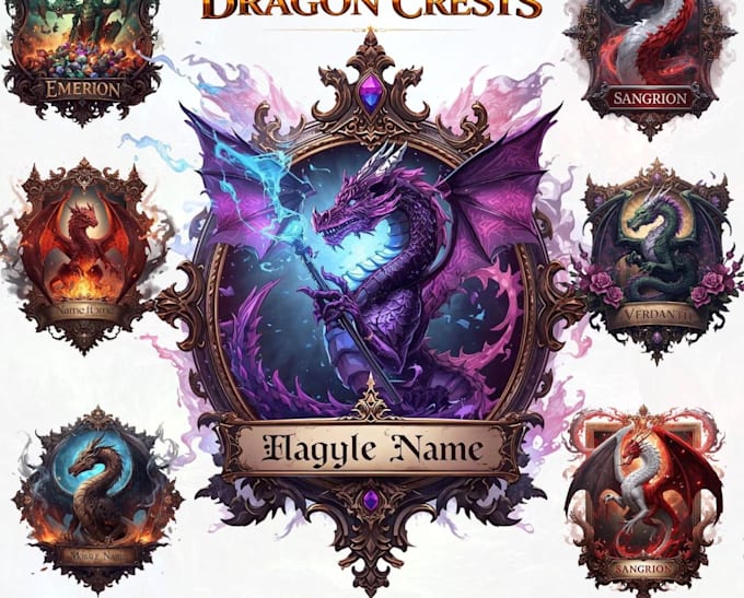 create esport samurai dragon logo