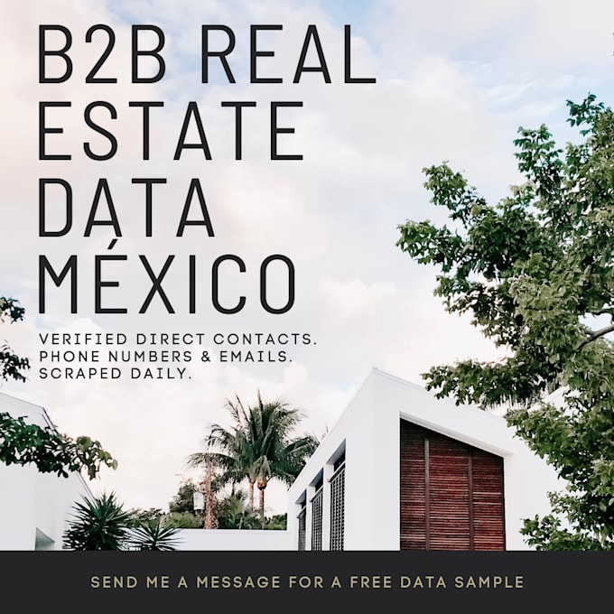 scrape real estate data and properties from mexico