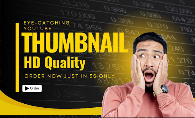design eye catching youtube thumbnails