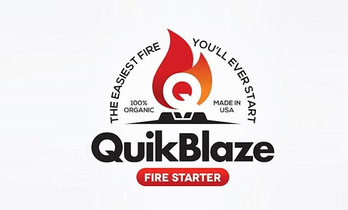 make extraordinary fire starter product logo for retail use