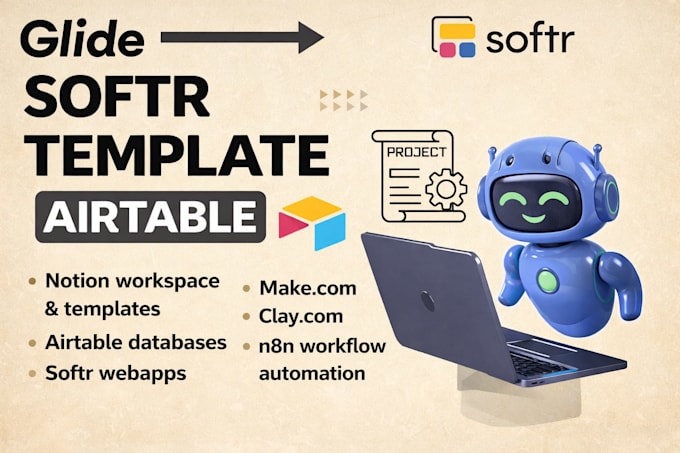 setup airtable database, airtable automation airtable crm workflow, softr portal
