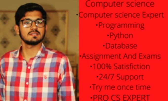 do computer science,programming,python,database and networking task and projects
