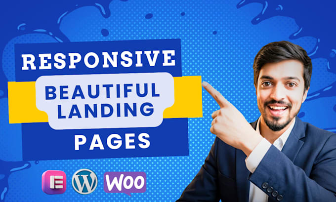 design and redesign beautiful responsive landing pages