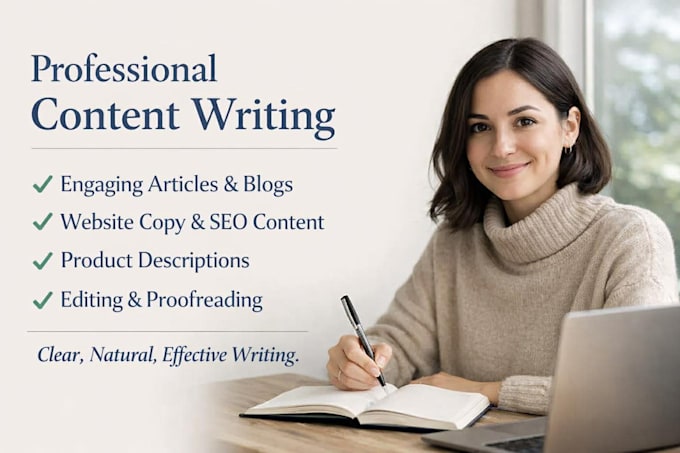 write clear, engaging, and professional content