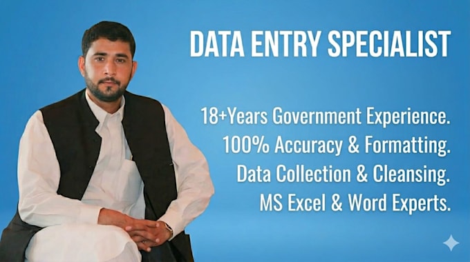 do professional data entry, and copy paste tasks