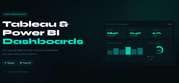 build a data dashboard in power bi