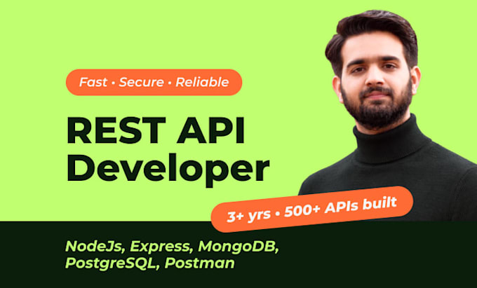 build a rest API with nodejs express mongodb or postgresql