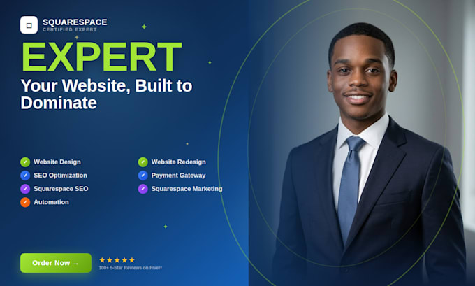 build squarespace website, design or redesign squarespace website development