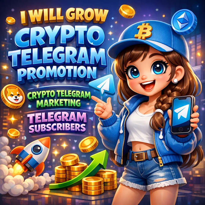 grow crypto telegram promotion, crypto telegram marketing, telegram subscribers