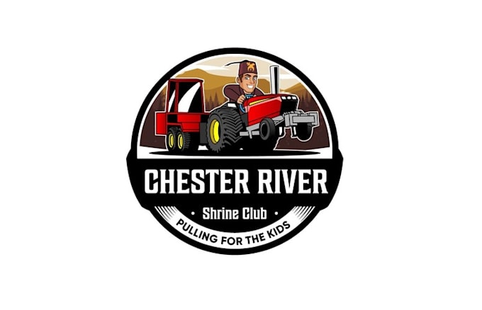 design unique tractor pull logo