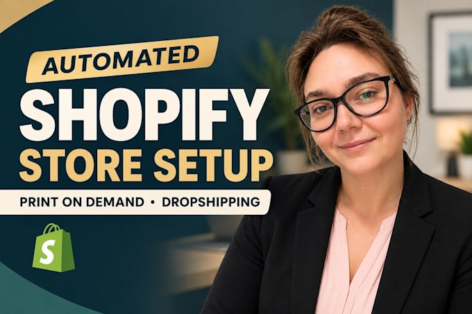 design shopify print on demand, shopify website development, dropshipping store