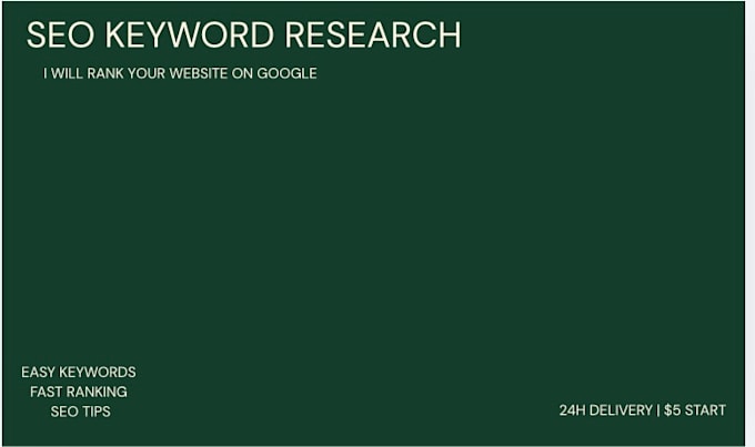 do SEO keyword research