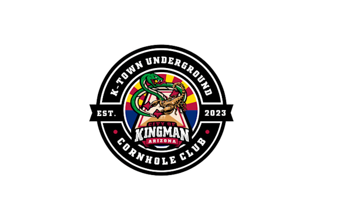 design underground cornhole club logo
