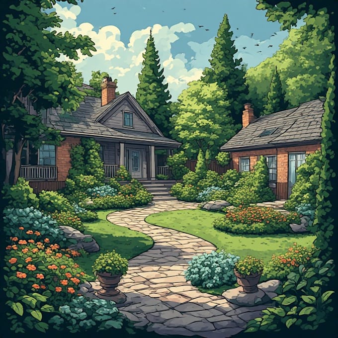 design your backyard garden as landscape architect