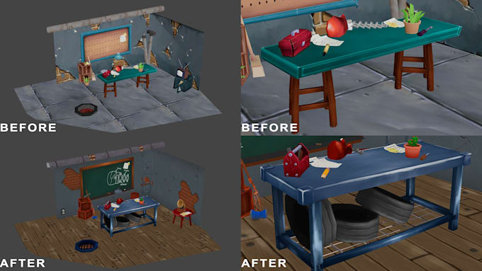 edit, retexture or fix your 3d model and game asset