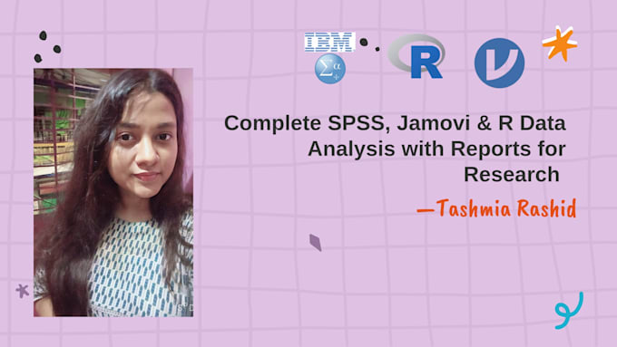 do statistical data analysis in spss, jamovi and r with research report