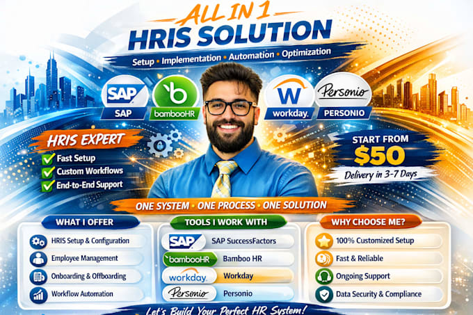 set up hris, HR processes and optimize your HR workflows