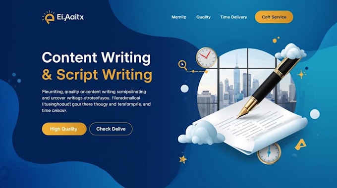 write creative content, script and creative stories