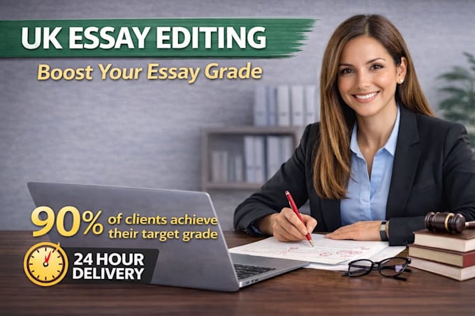 proofread and edit your UK university essay within 24 hours