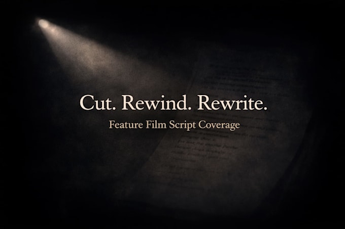 provide studio style feature film script coverage former coverfly analyst