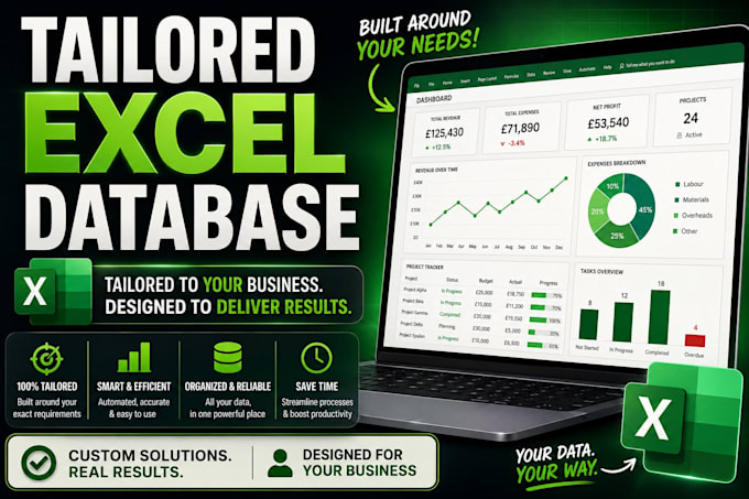 create tailored excel templates for your business