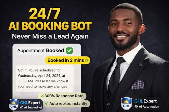 setup gohighlevel ai booking bot and automated receptionist