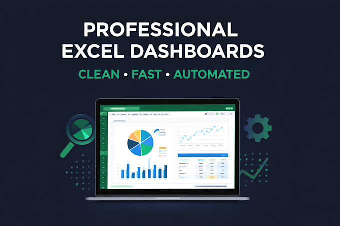 create a professional excel dashboard or tracking system