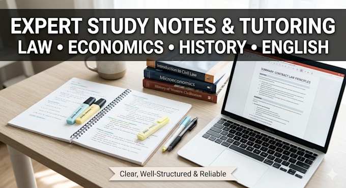 create notes, summaries, articles and assignments